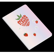 Füzet A5 vonalas 48 l, Moonflower Teen Starwberry