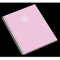 Spirálfüzet A/5 kockás Moonflower Campus Pastel, 80 l